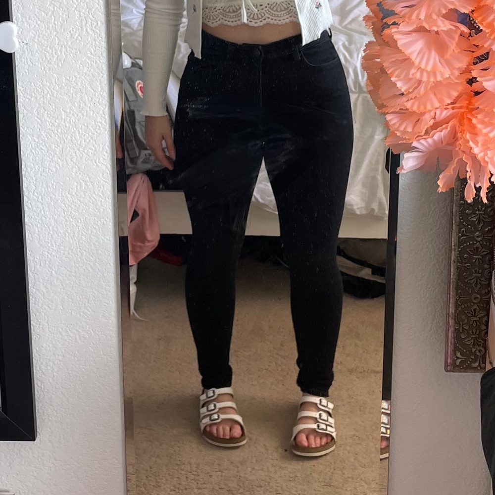 American Eagle 360 Stretch Black Jeggings